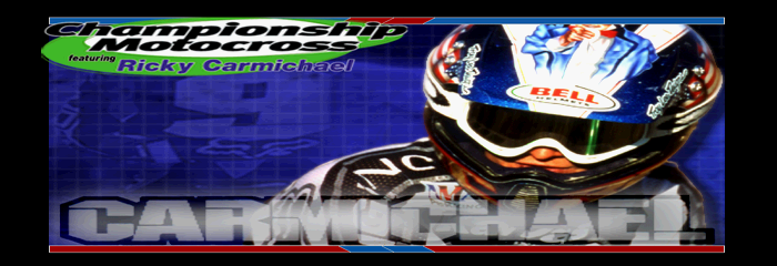 Championship Motocross featuring Ricky Carmichael Title Screen